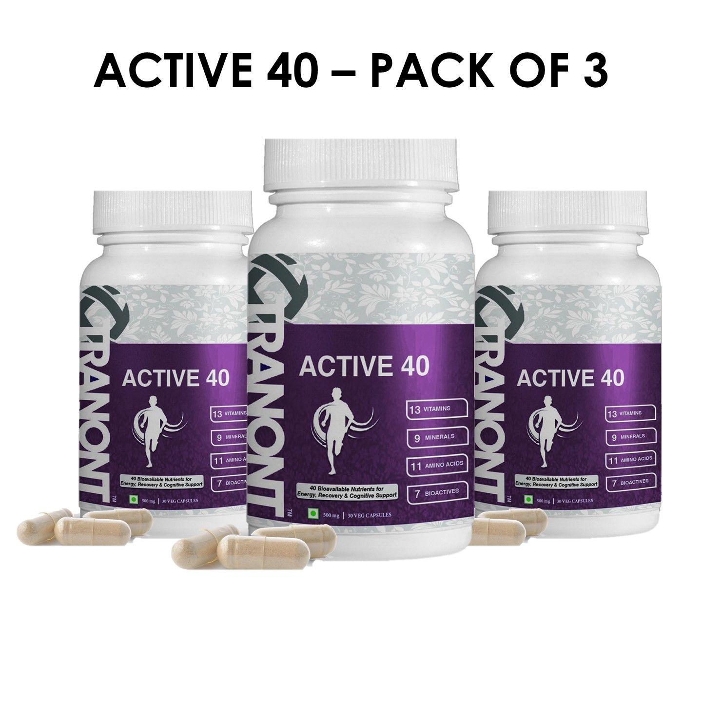 Active 40 - Pack of 3